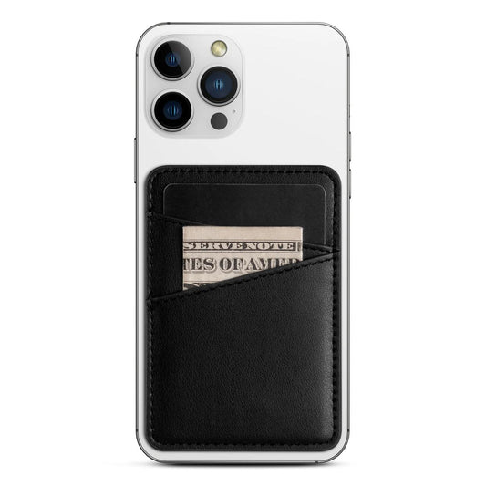 VPA101 - Phone Card Holder Slim Leather Adhesive Pocket